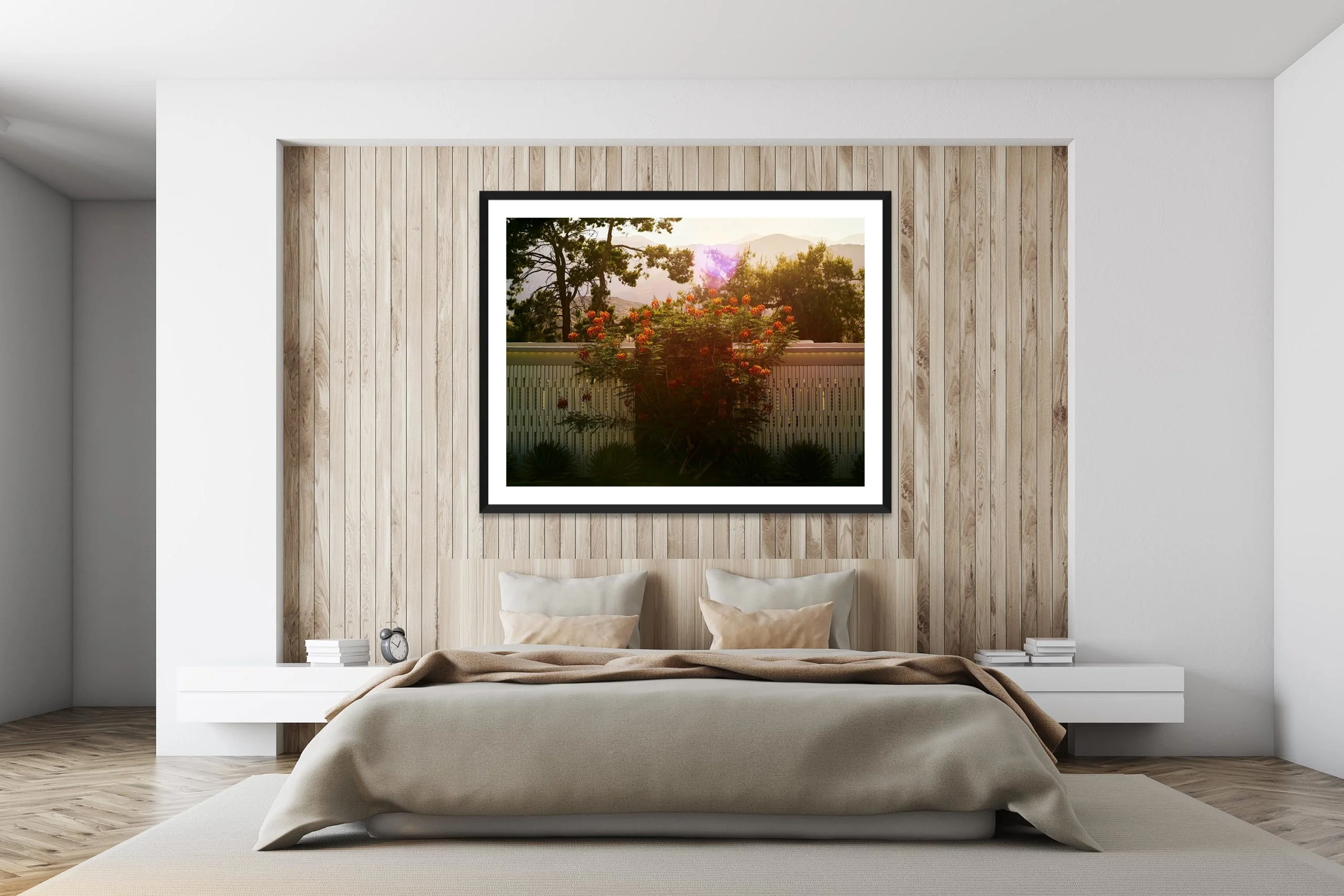 Backlit Bouquet - Black Frame - I Heart Palm Springs Collection - Fine Art Photography by Toby Dixon