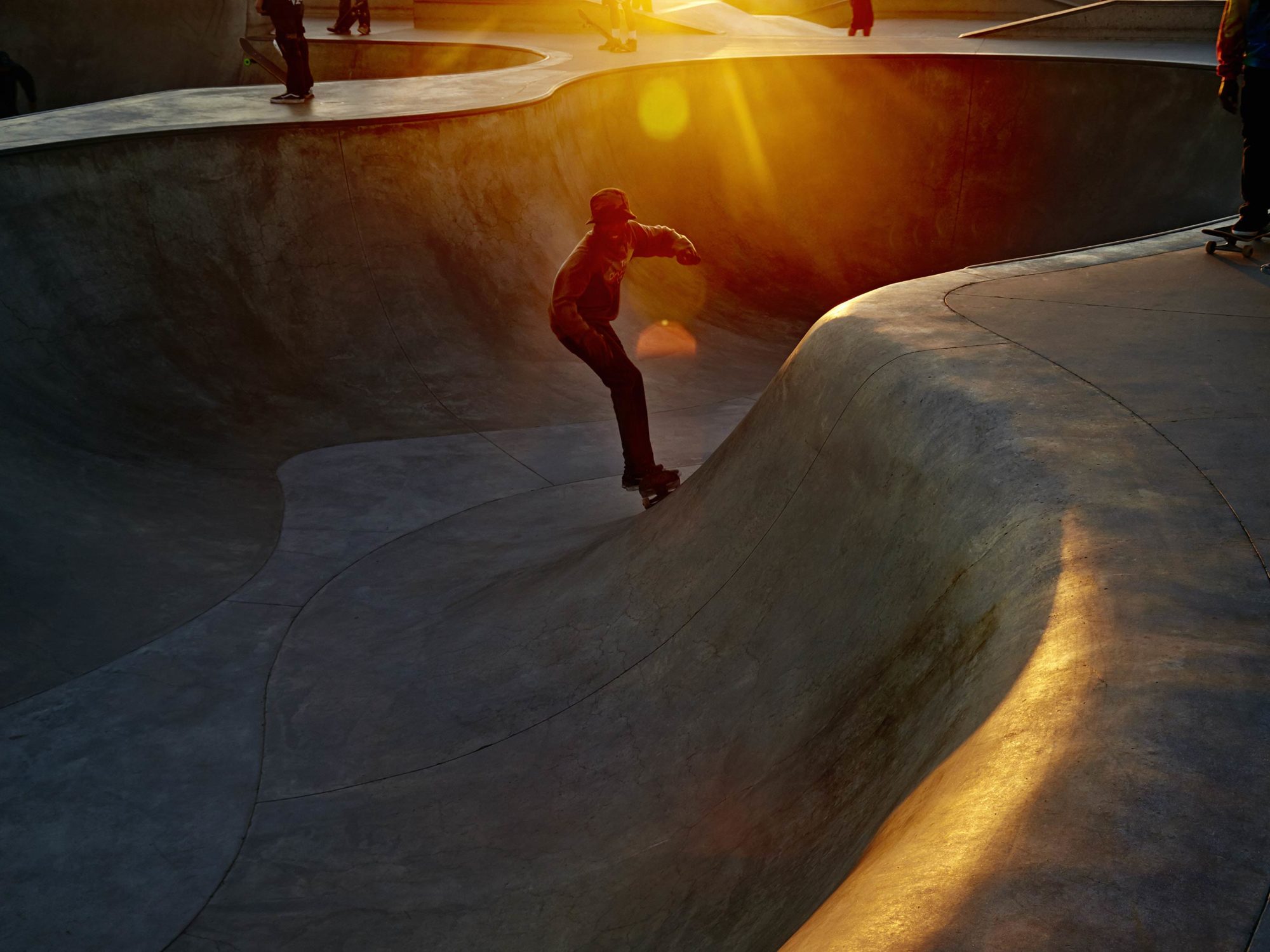Fast Flares - Skate Park, Venice Beach Collection - Fine Art Photography by Toby Dixon