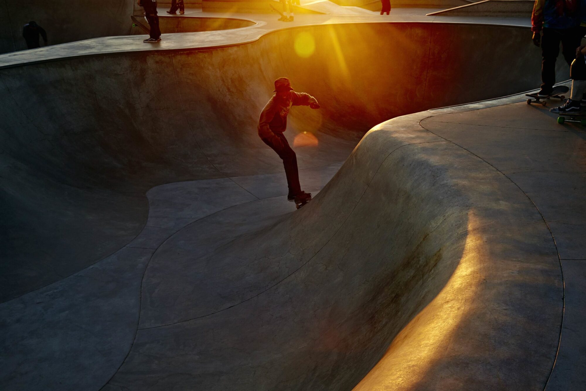 Fast Flares - Skate Park, Venice Beach Collection - Fine Art Photography by Toby Dixon