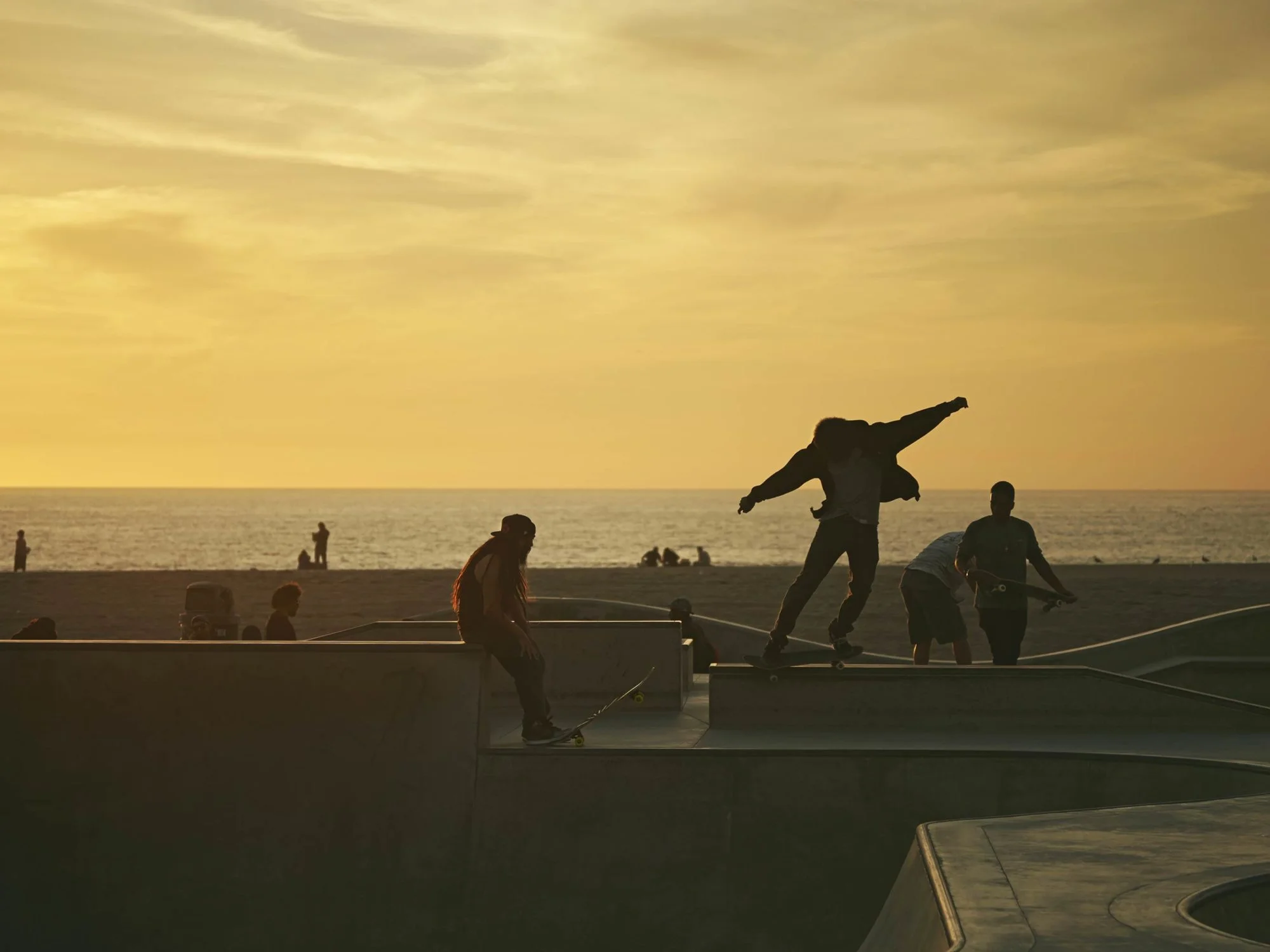 Summer Haze - Skate Park, Venice Beach Collection - Fine Art Photography by Toby Dixon