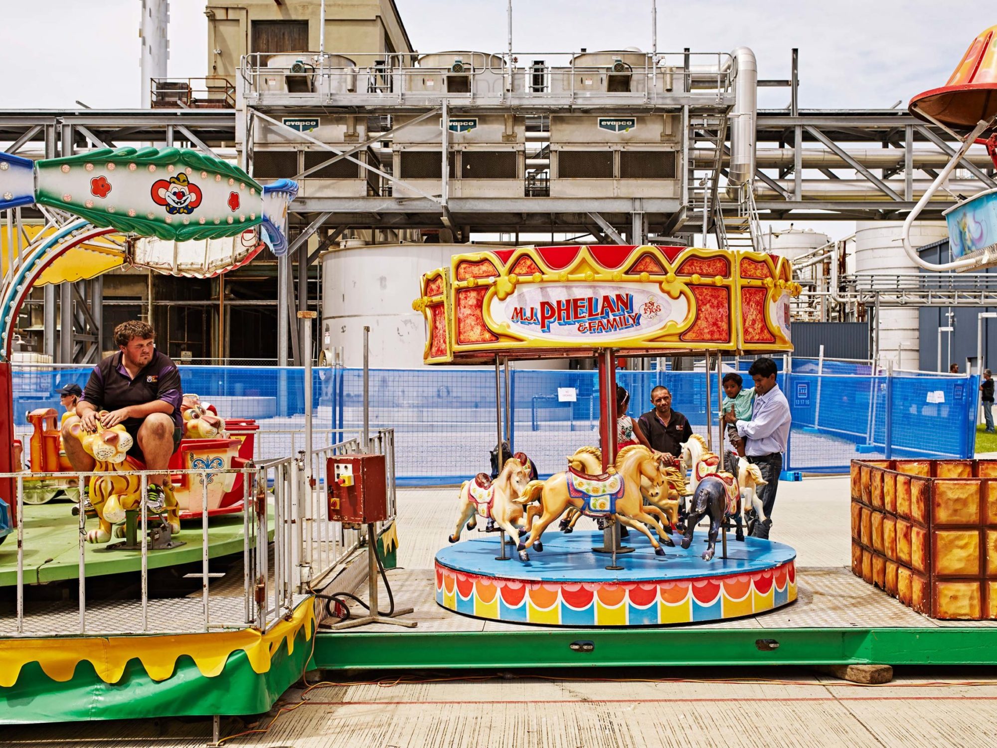 Family Day At The Factory 2 - Carnival Collection - Fine Art Photography by Toby Dixon