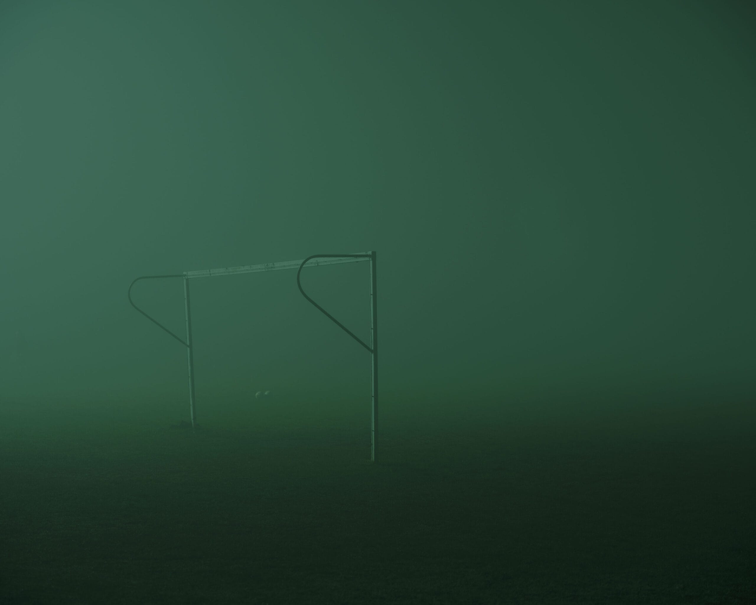 Football Training no.1 - Talking To Fog Collection - Fine Art Photography by Toby Dixon